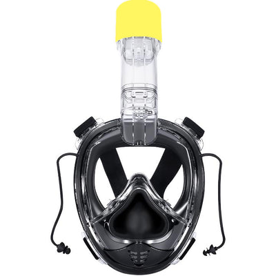 AQUAROBOTMAN Full Face Snorkel Mask with Detachable Camera Mount Seaview180° Anti Fog Anti Leak