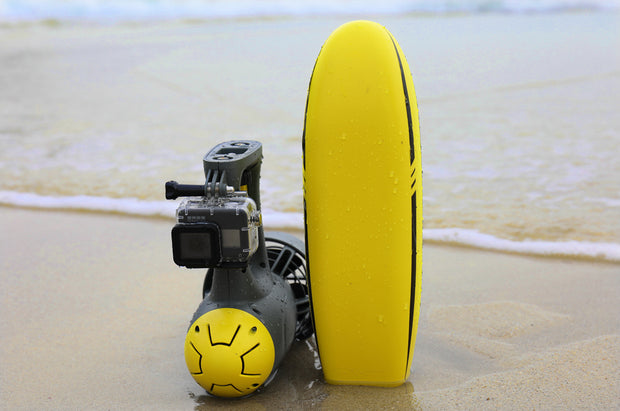Long-running time - Battery running time up to 100 minutes with a whole unit underwater pluggable design, it allows you to swap it in a minute and brings you a wonderful underwater journey